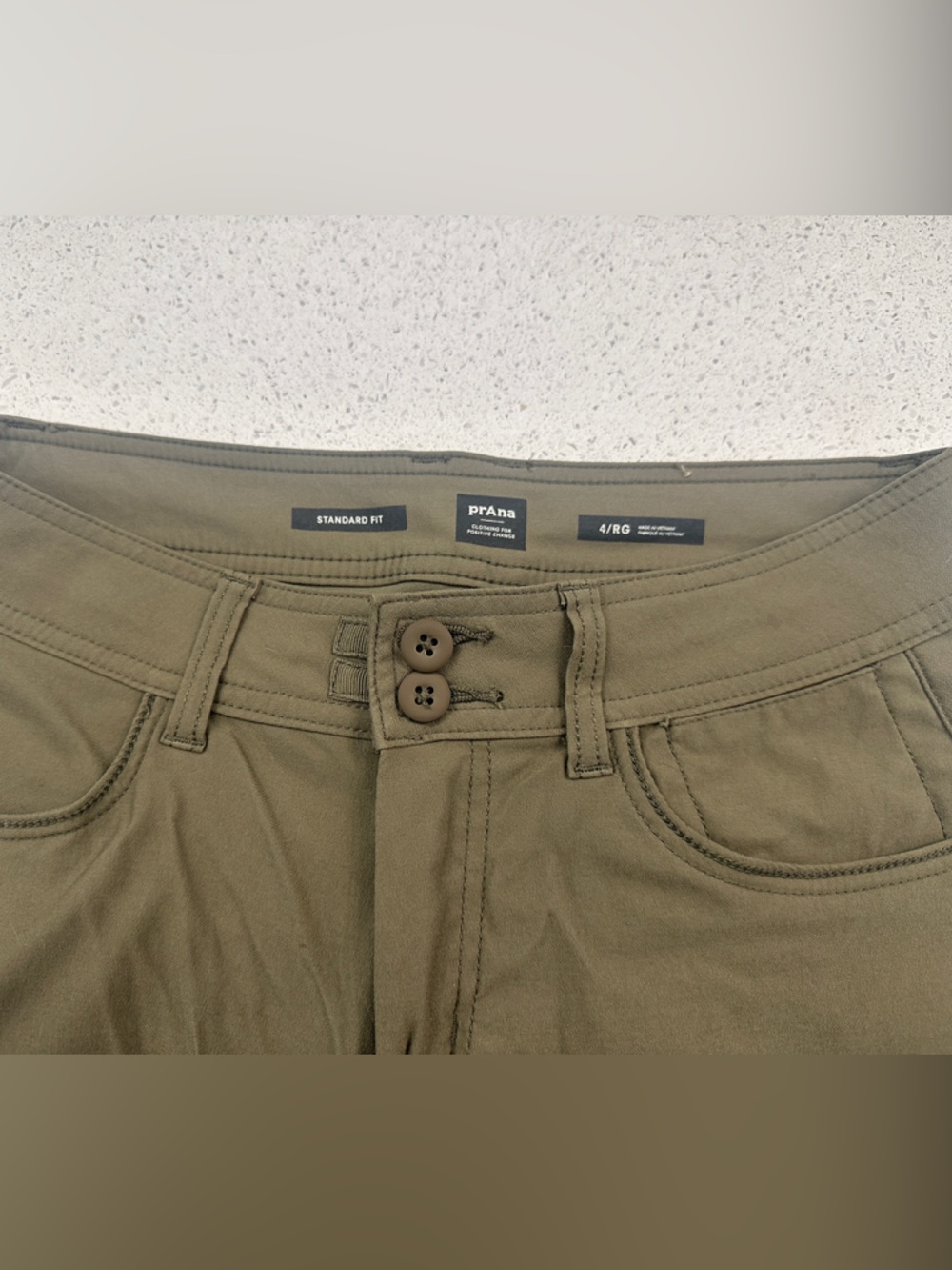Prana Halle 2 size 4 Olive Green Women's Pants
